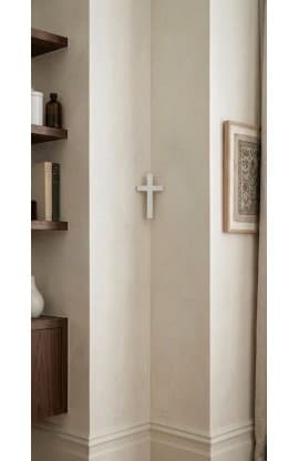 CORNER CROSS WHITE 10CM thumbnail 1