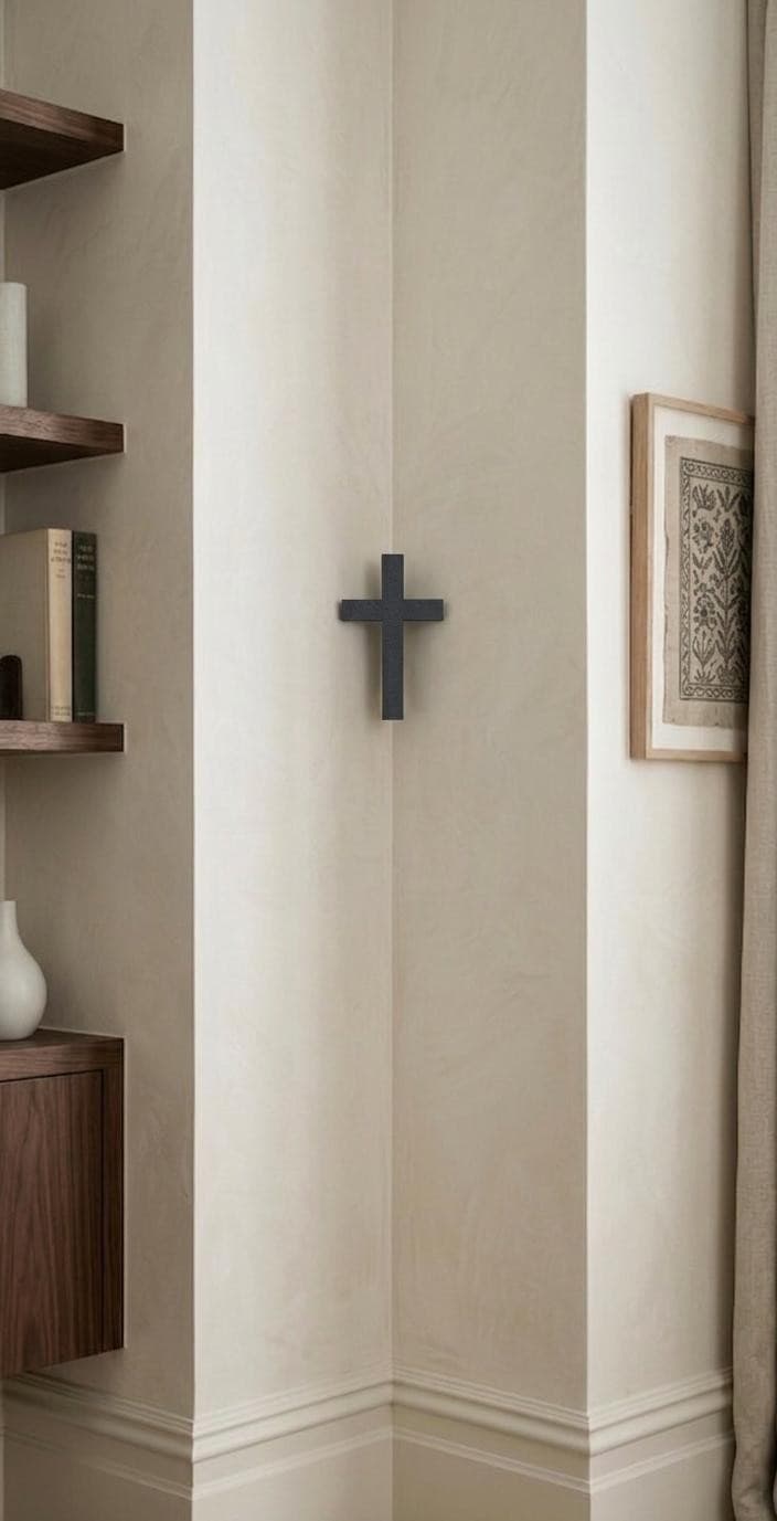 CORNER CROSS GREY 10CM - 1