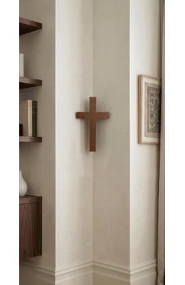 CORNER CROSS BROWN 20CM thumbnail 1