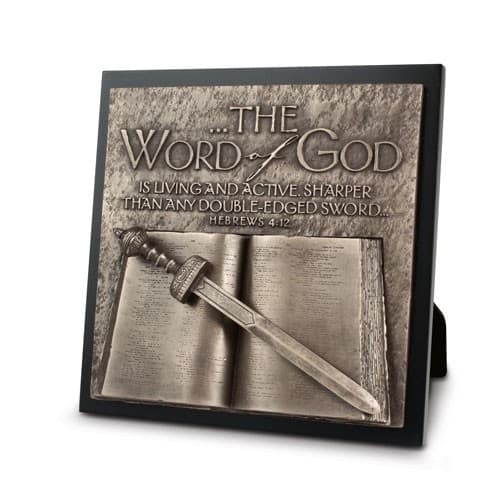 Tabletop Plaque The Word Of God 8.75H