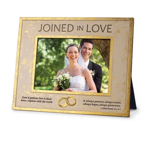 JOINED IN LOVE ENGRAVED FRAME