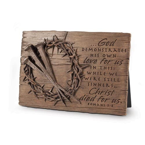 CROWN OF THORNS SMALL PLAQUE