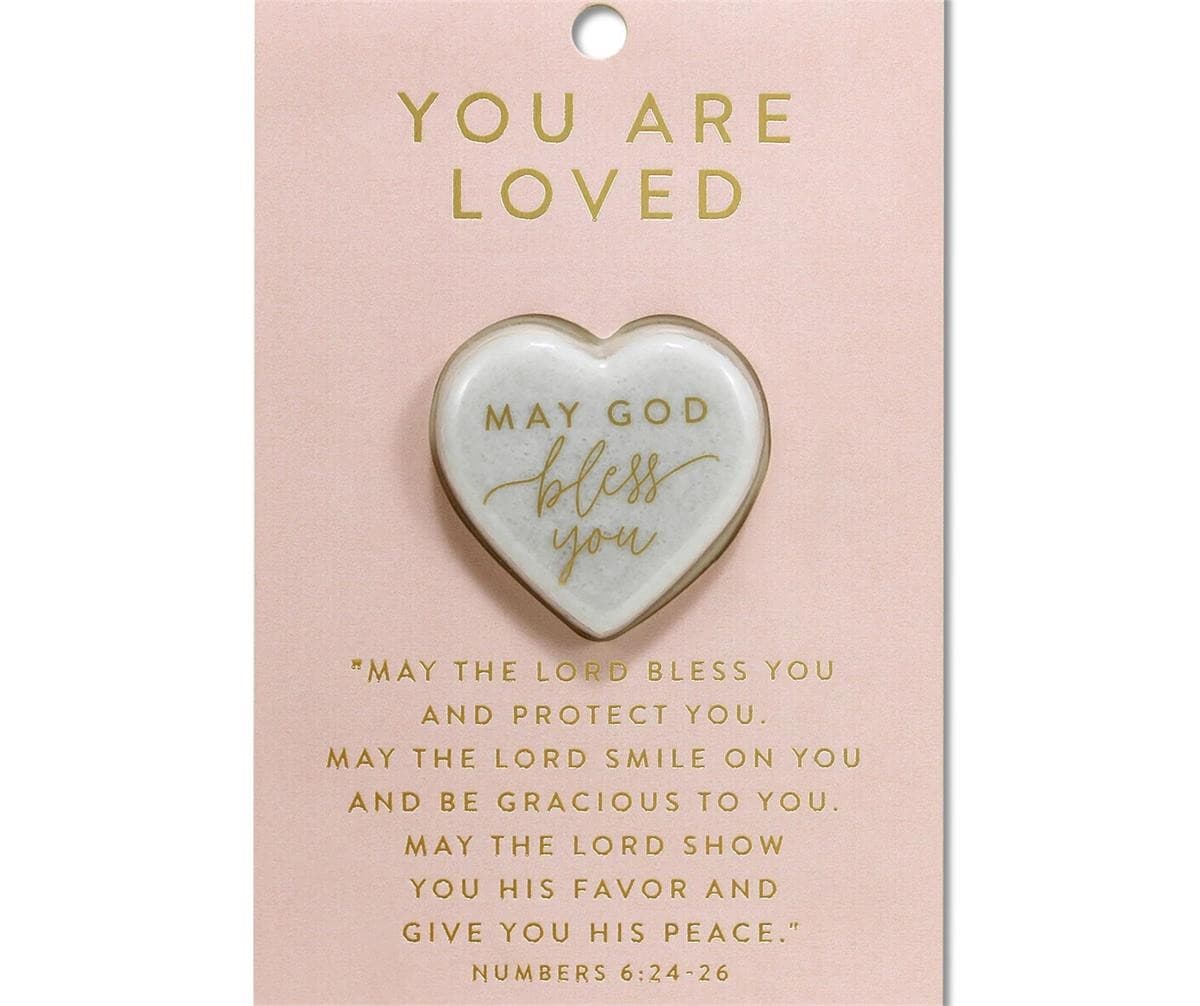 HEART STONE CARD YOU ARE LOVED - 1