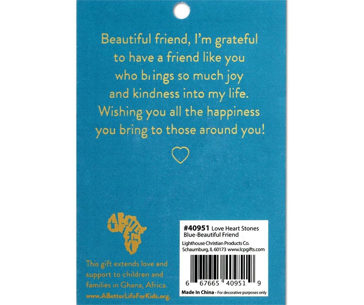 HEART STONE CARD BEAUTIFUL FRIEND - 3