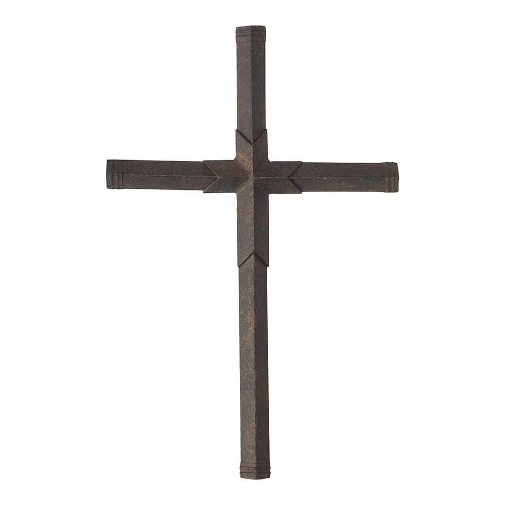 CROSS WALL PATINA BRNZ METAL 29X46 - 1