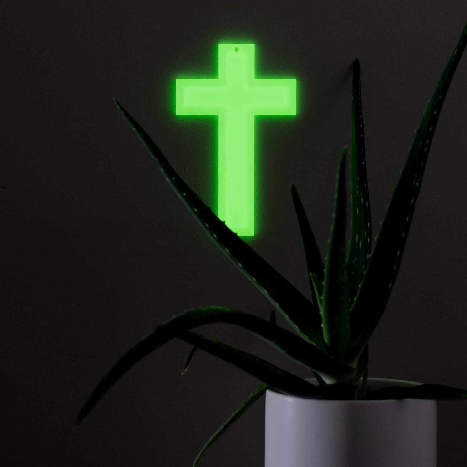 LARGE LUMINOUS WALL CROSS - 3