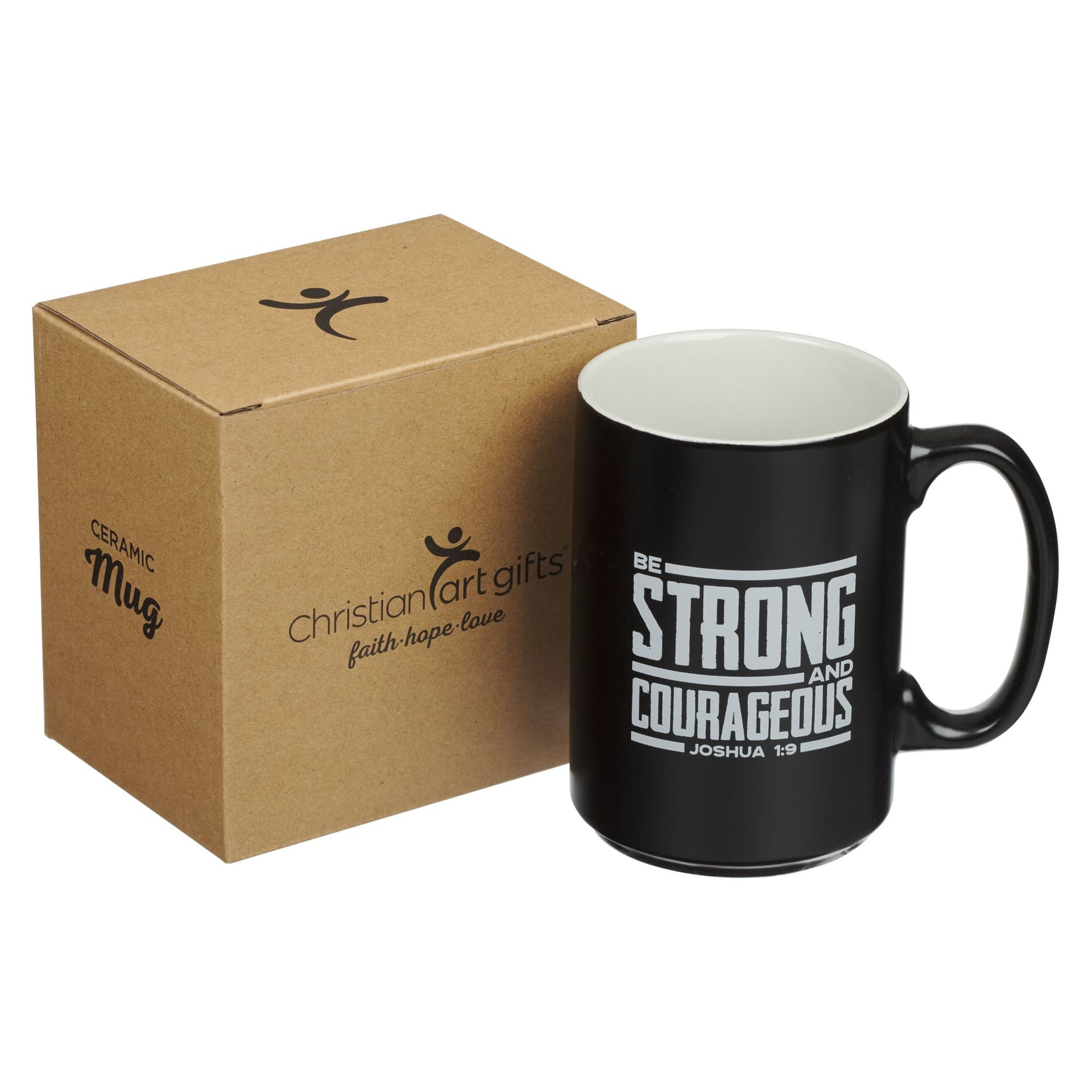 MUG BLACK BE STRONG AND COURAGEOUS JOSH 1:9 - 3