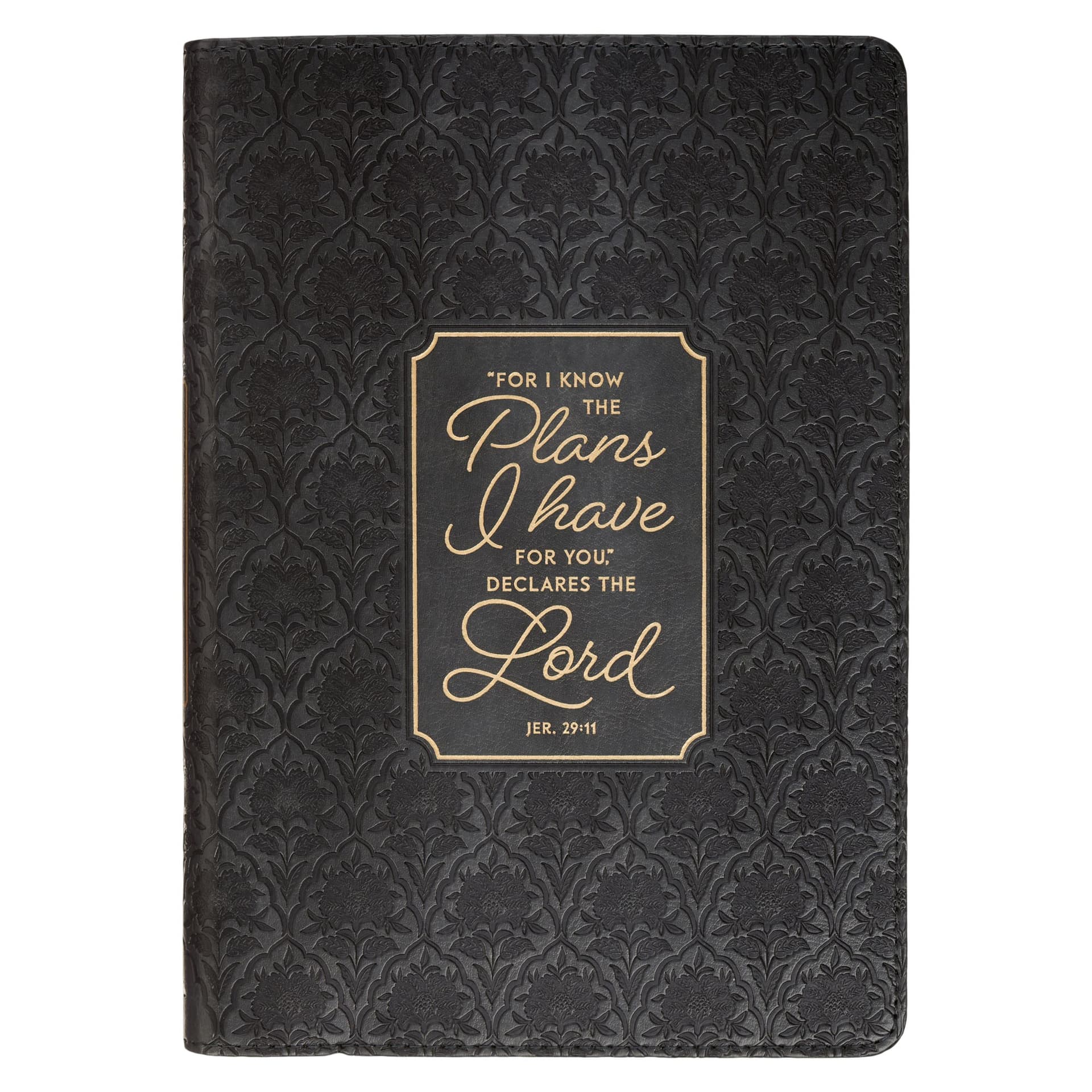 JOURNAL CLASSIC BLACK FOR I KNOW THE PLANS JER 29:11 - 1