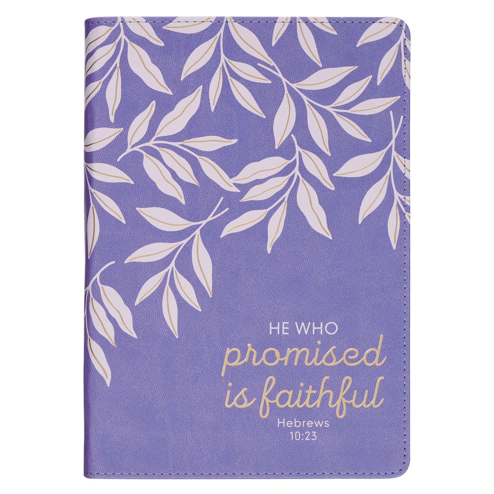 JOURNAL CLASSIC PURPLE HE WHO PROMISED IS FAITHFUL HEB 10:23 - 1