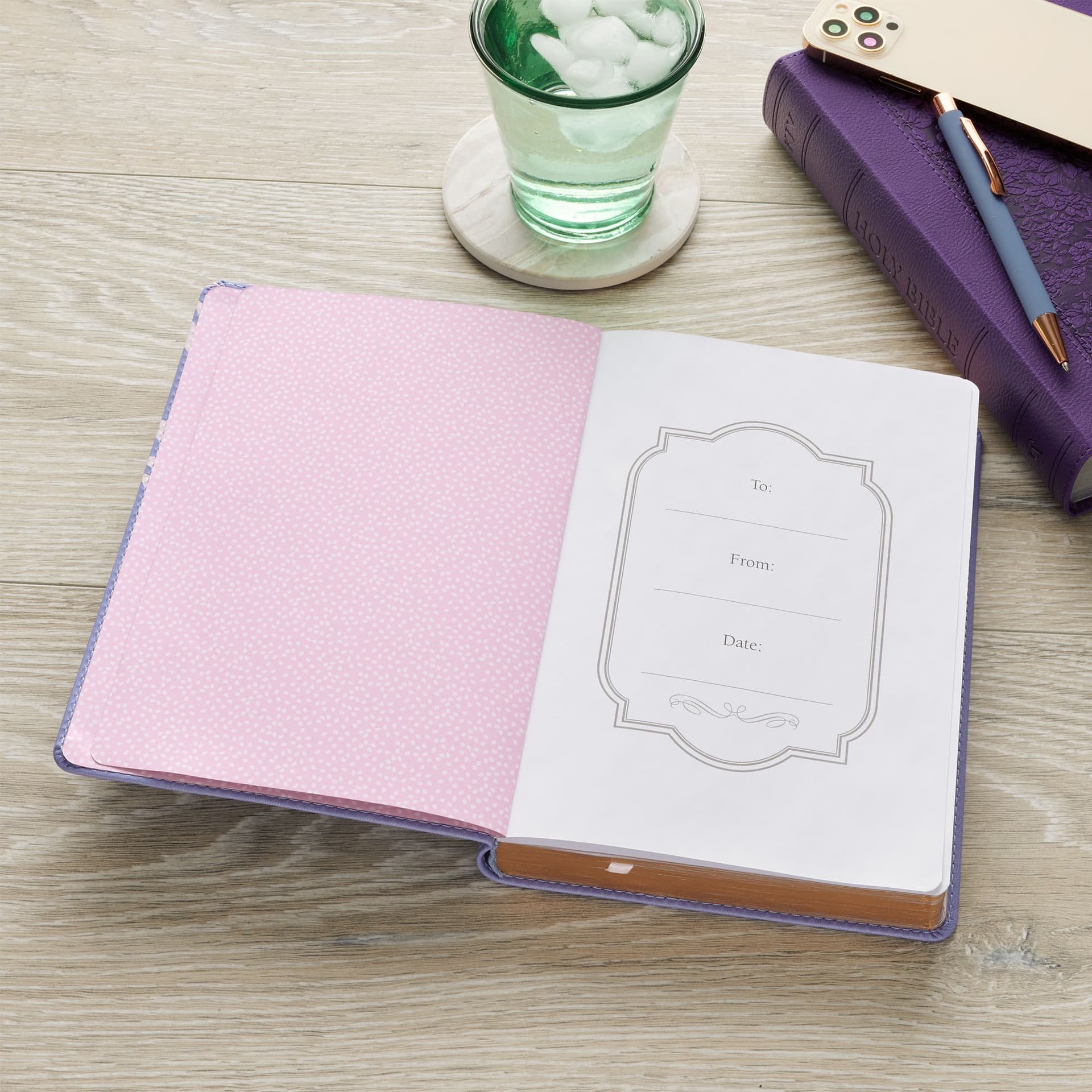 JOURNAL CLASSIC PURPLE HE WHO PROMISED IS FAITHFUL HEB 10:23 - 2
