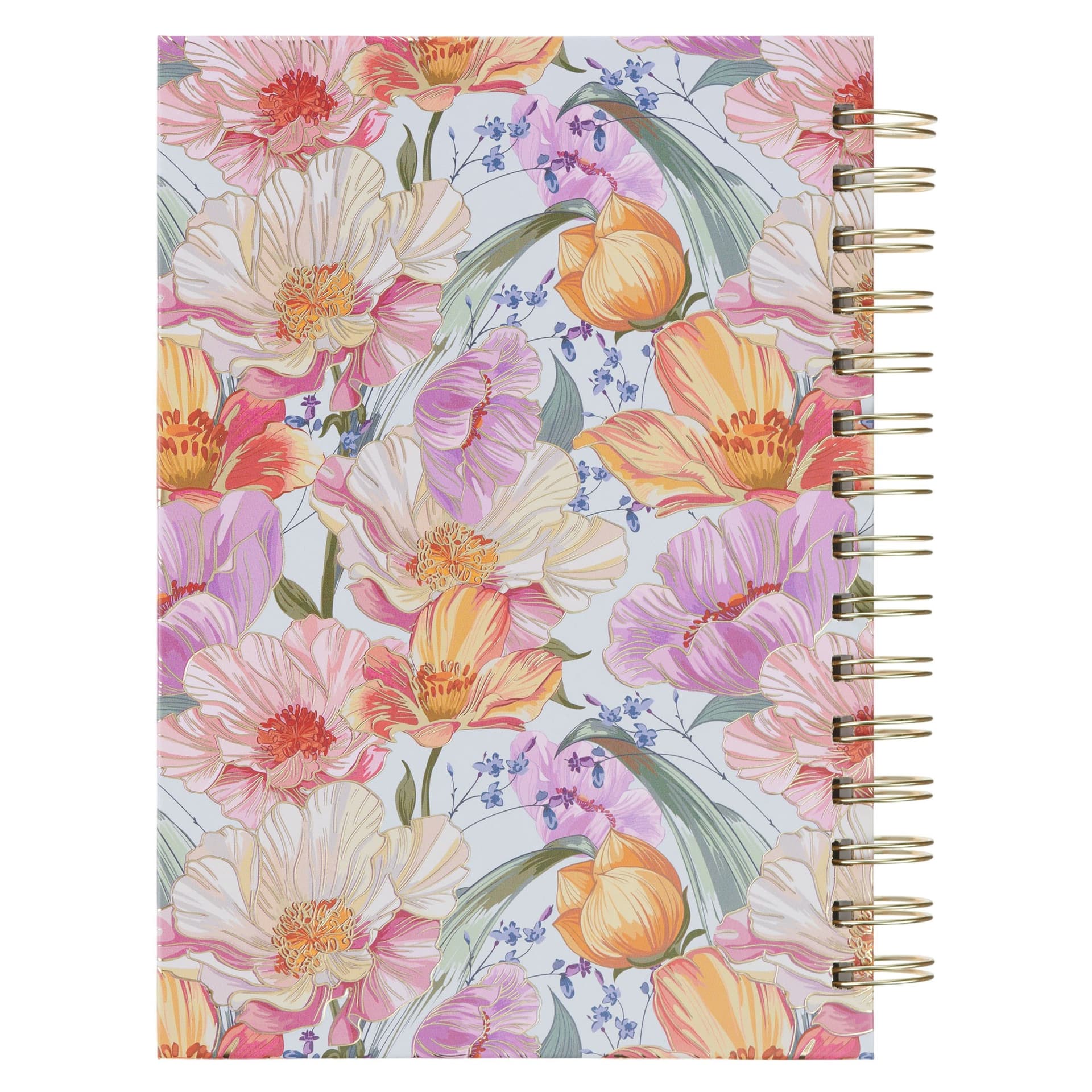 JOURNAL SPIRAL PINK FLORAL I KNOW THE PLANS JER 29:11 - 2