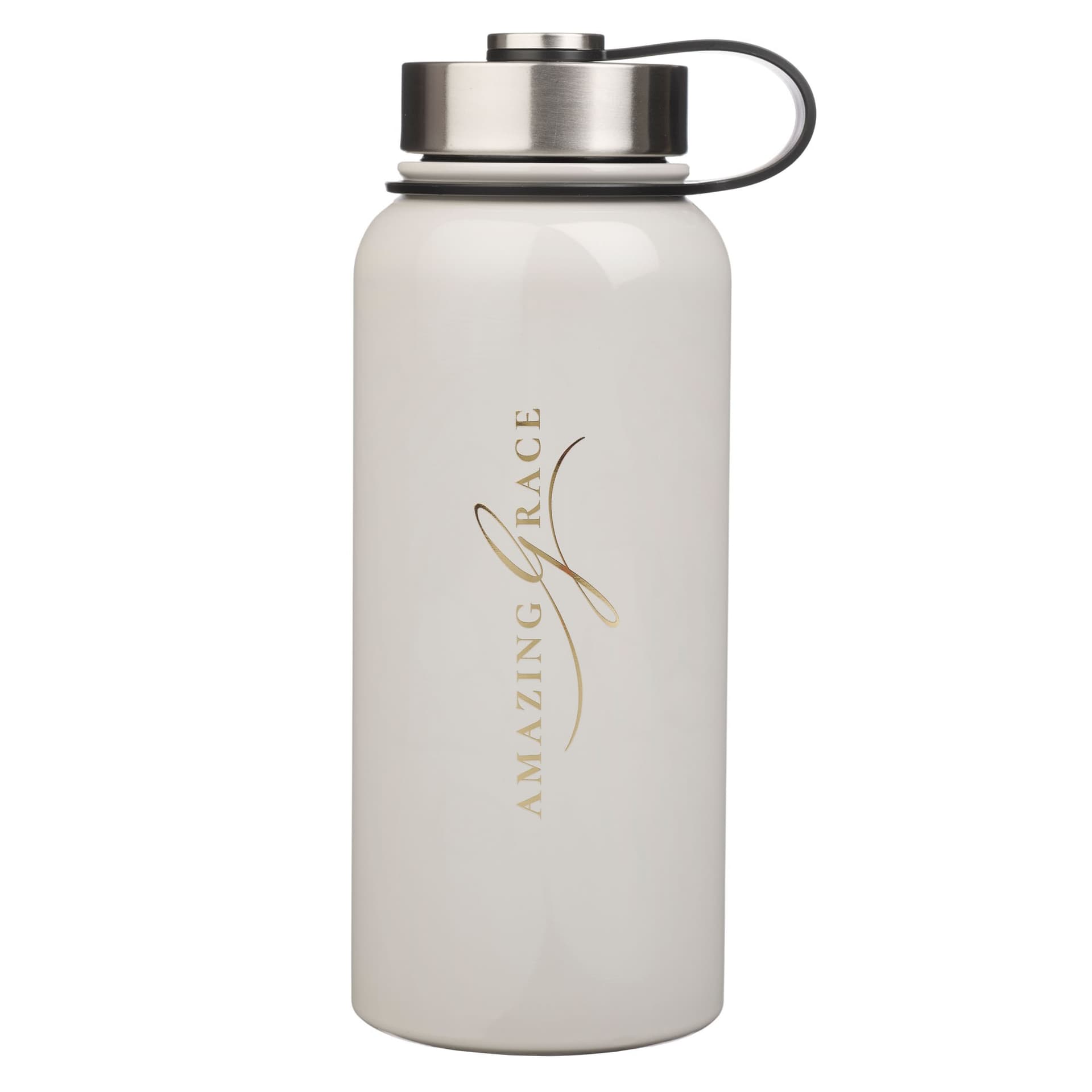 WATER BOTTLE SS WHITE AMAZING GRACE - 1