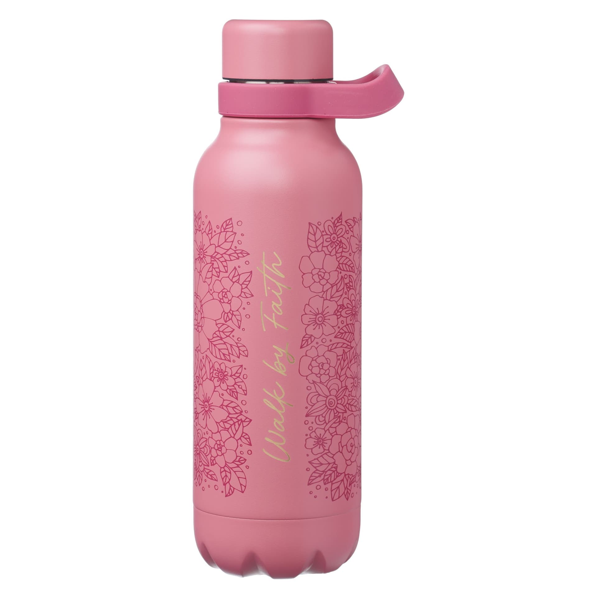 WATER BOTTLE SS PINK WALK BY FAITH - 1