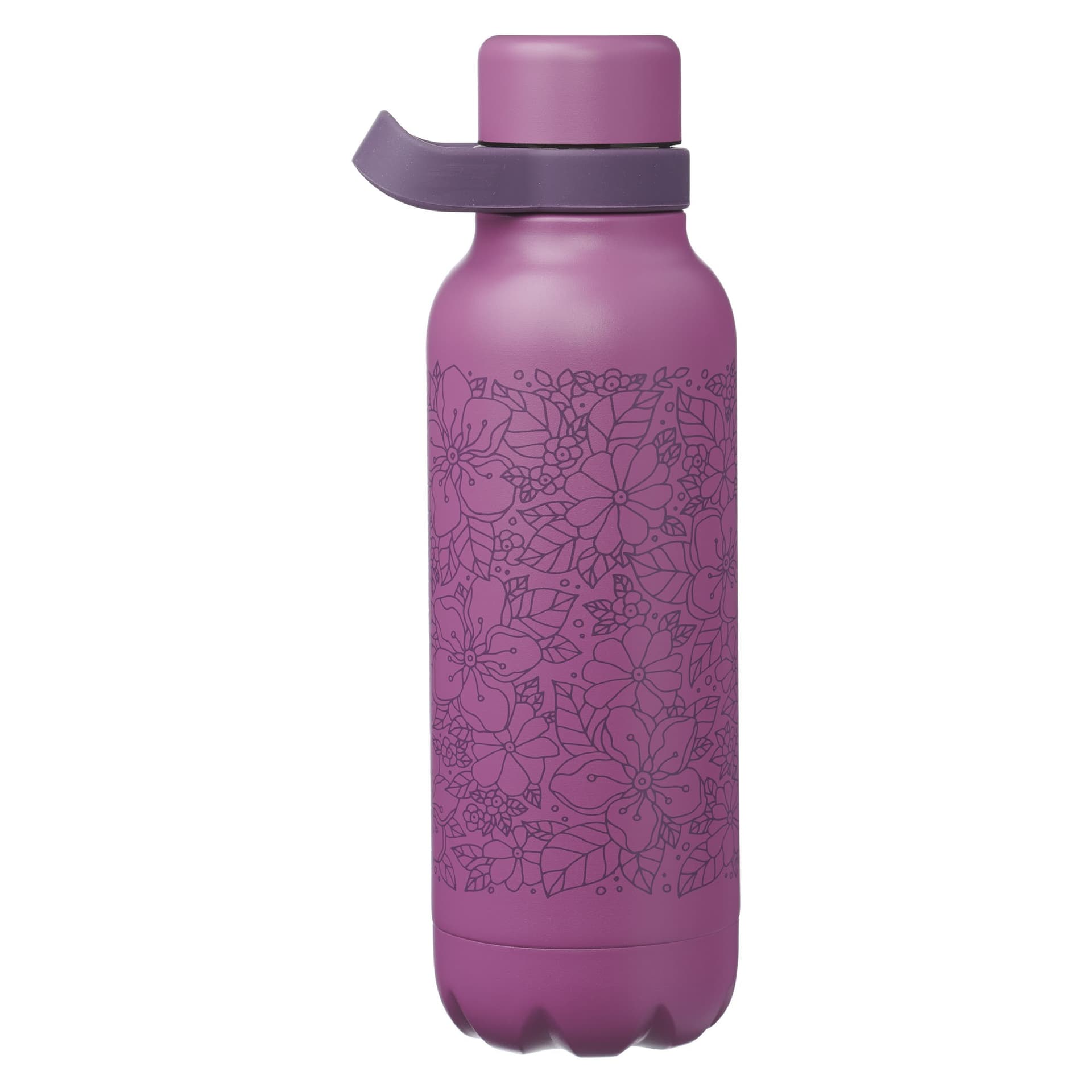 WATER BOTTLE SS PURPLE PRAY WITHOUT CEASING - 2