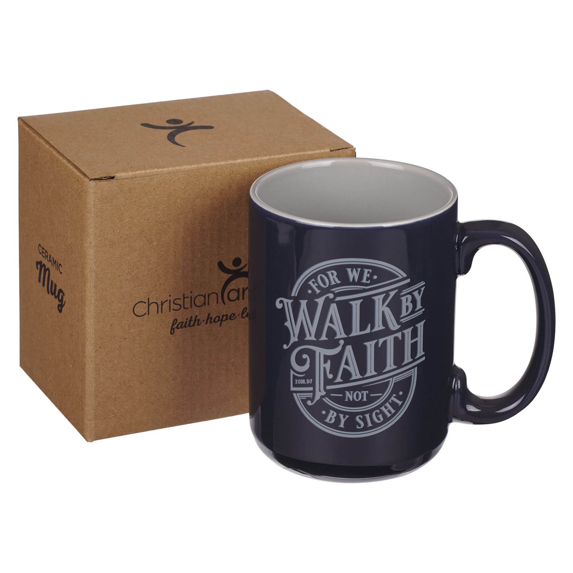 MUG NAVY WALK BY FAITH 2 COR 5:7 - 3