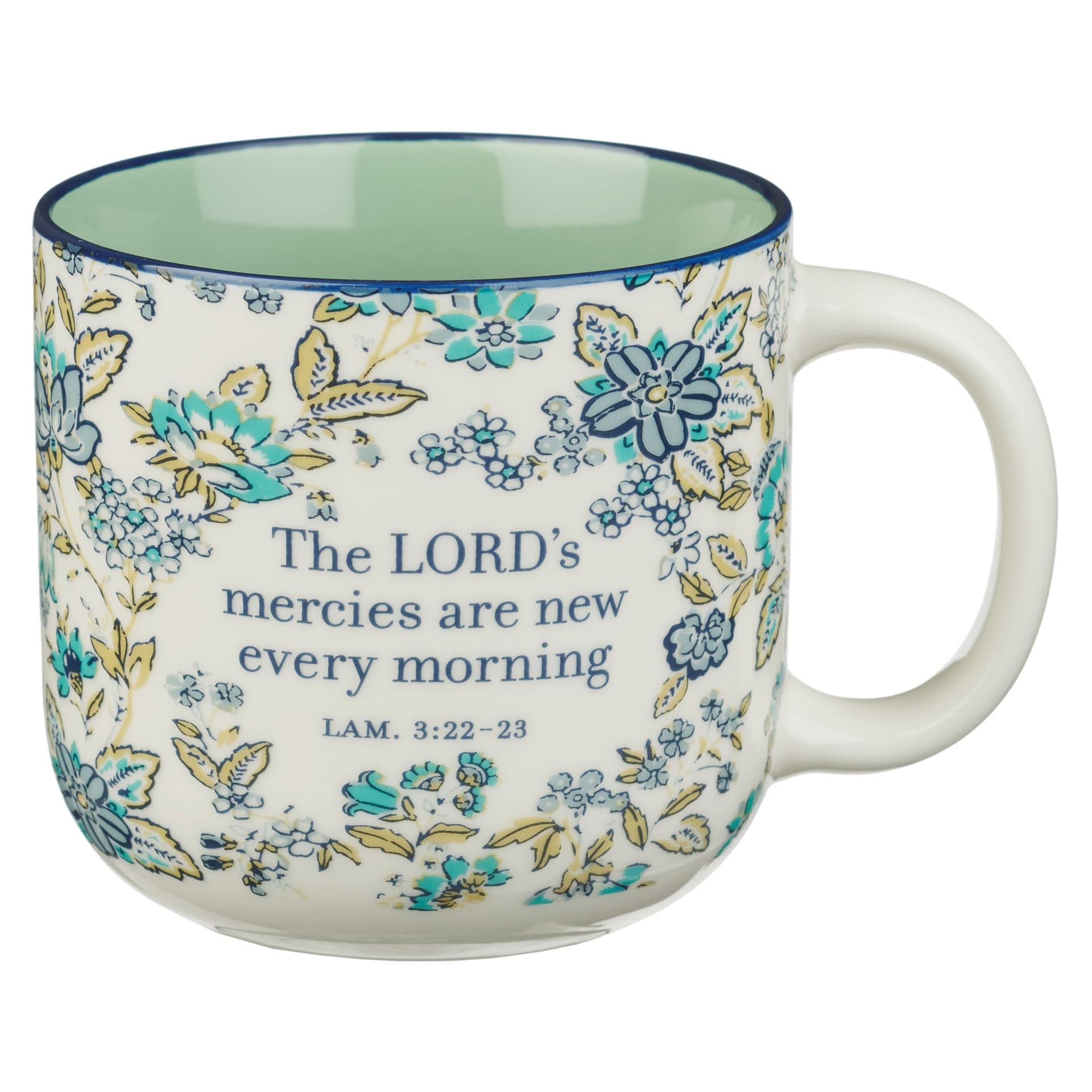 MUG TEAL NEW MERCIES LAM 3:22-23 - 1