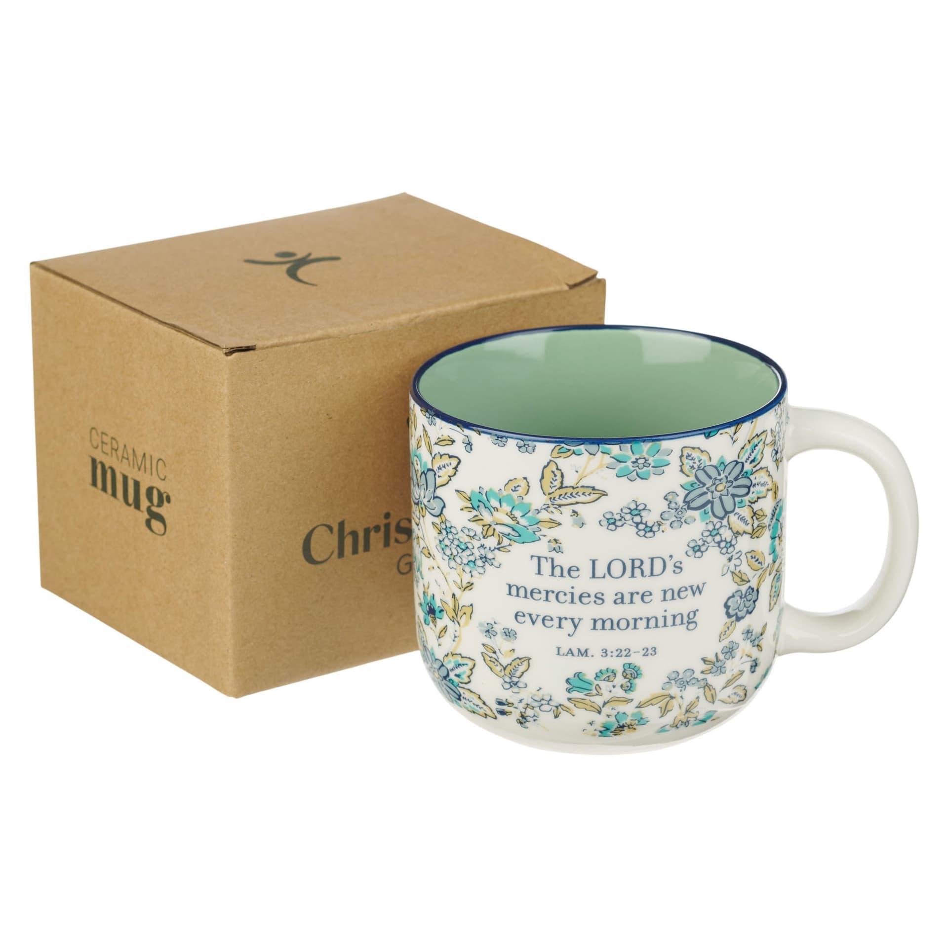 MUG TEAL NEW MERCIES LAM 3:22-23 - 3