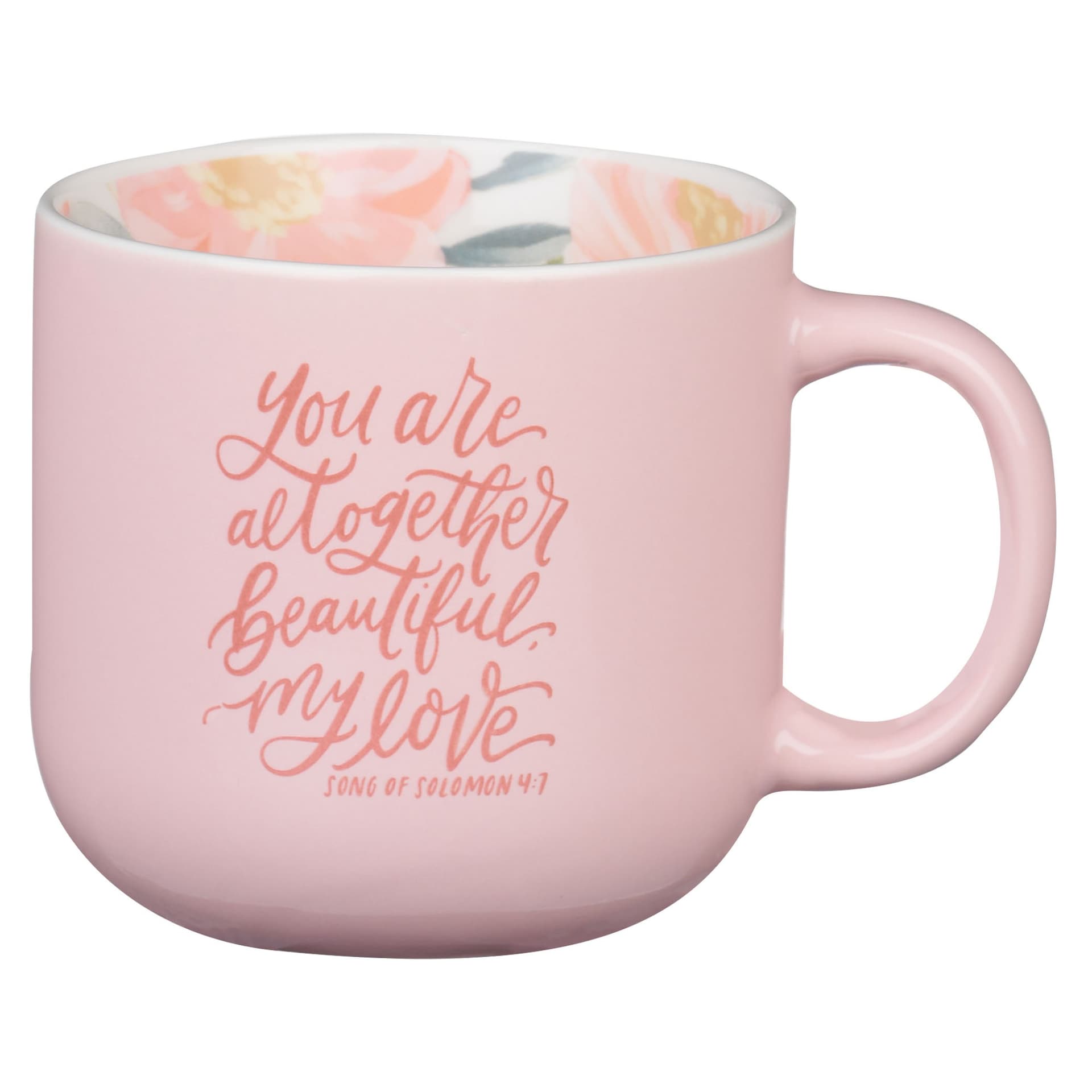 MUG PINK YOU ARE ALTOGETHER BEAUTIFUL SONG 4:7 - 1