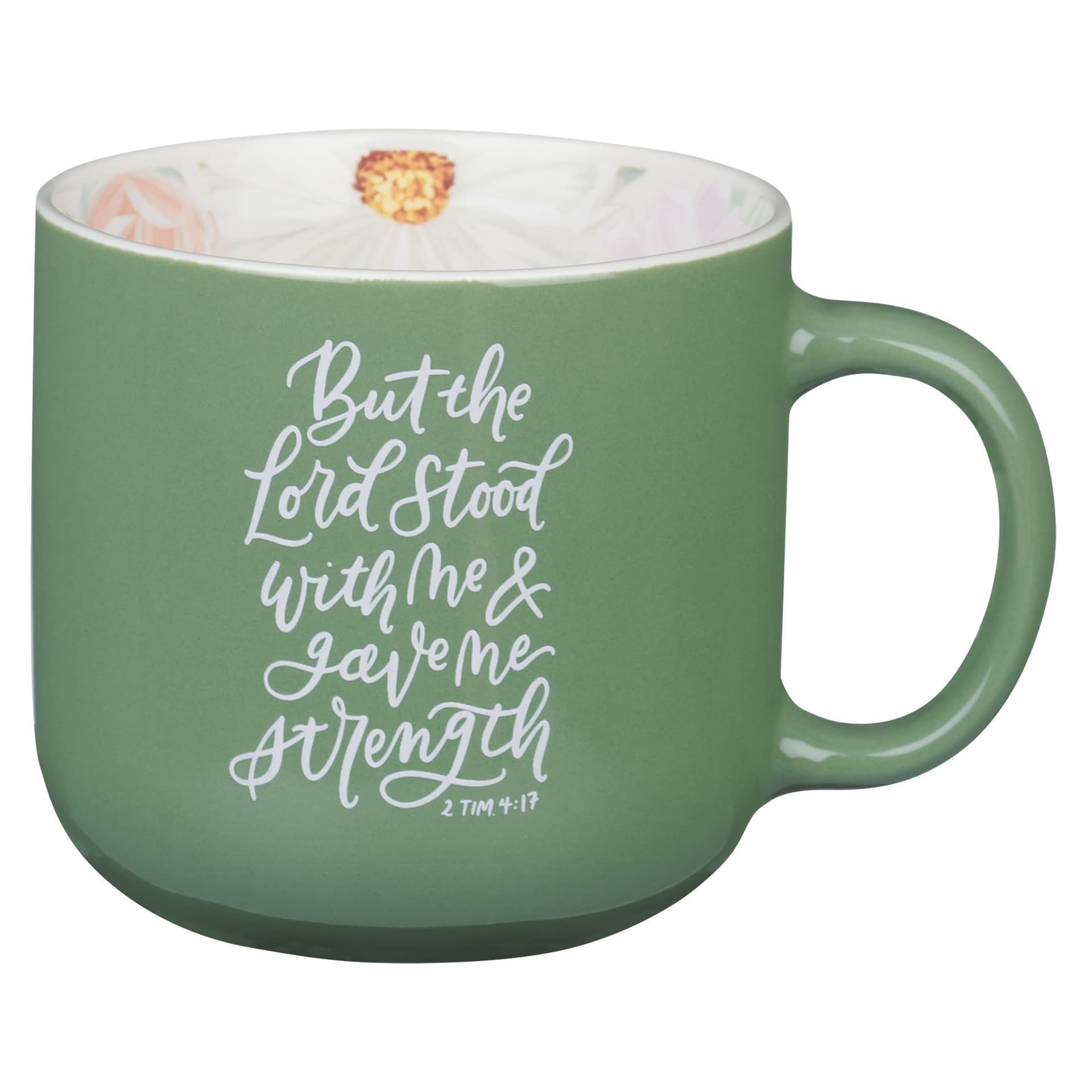 MUG GREEN THE LORD STOOD WITH ME 1 TIM 4:17 - 1