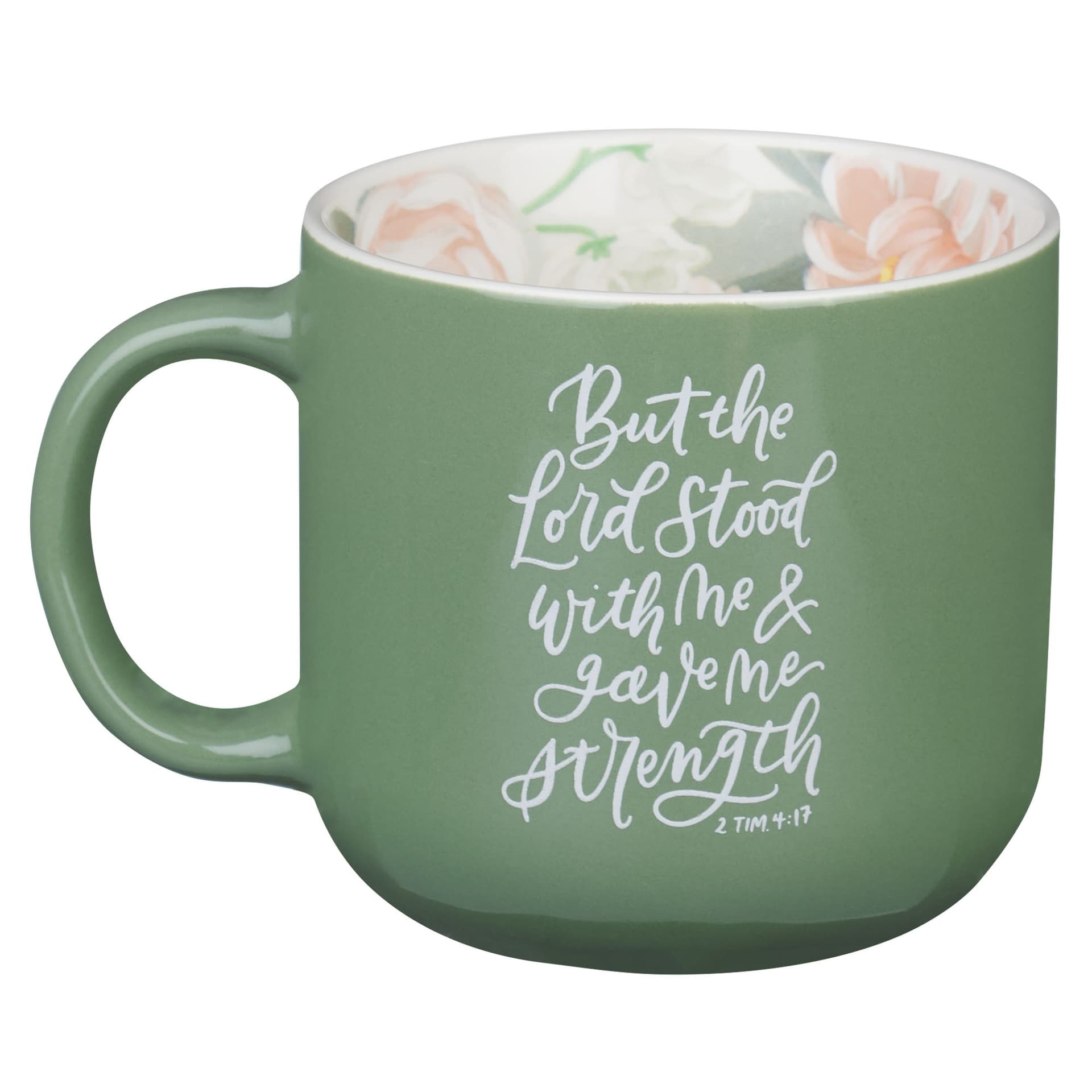 MUG GREEN THE LORD STOOD WITH ME 1 TIM 4:17 - 2