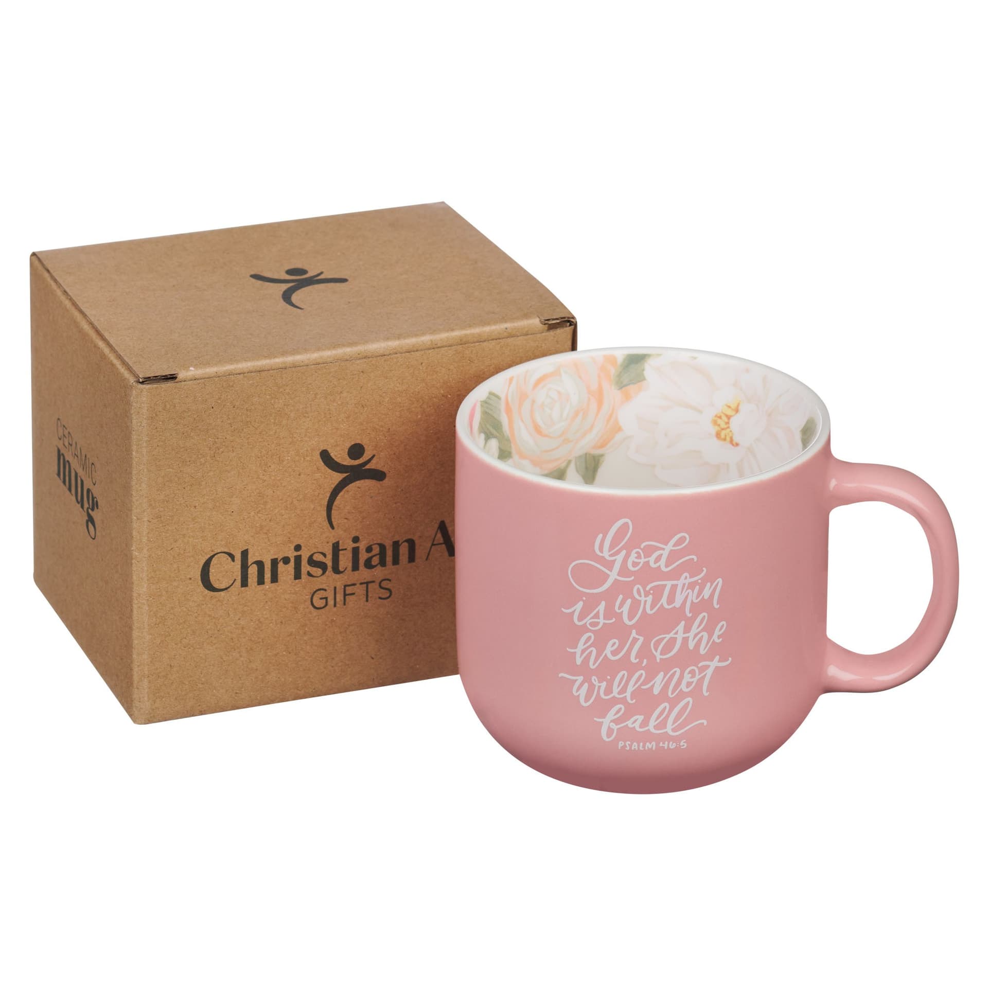 MUG PINK GOD IS WITHIN HER PS 46:5 - 3