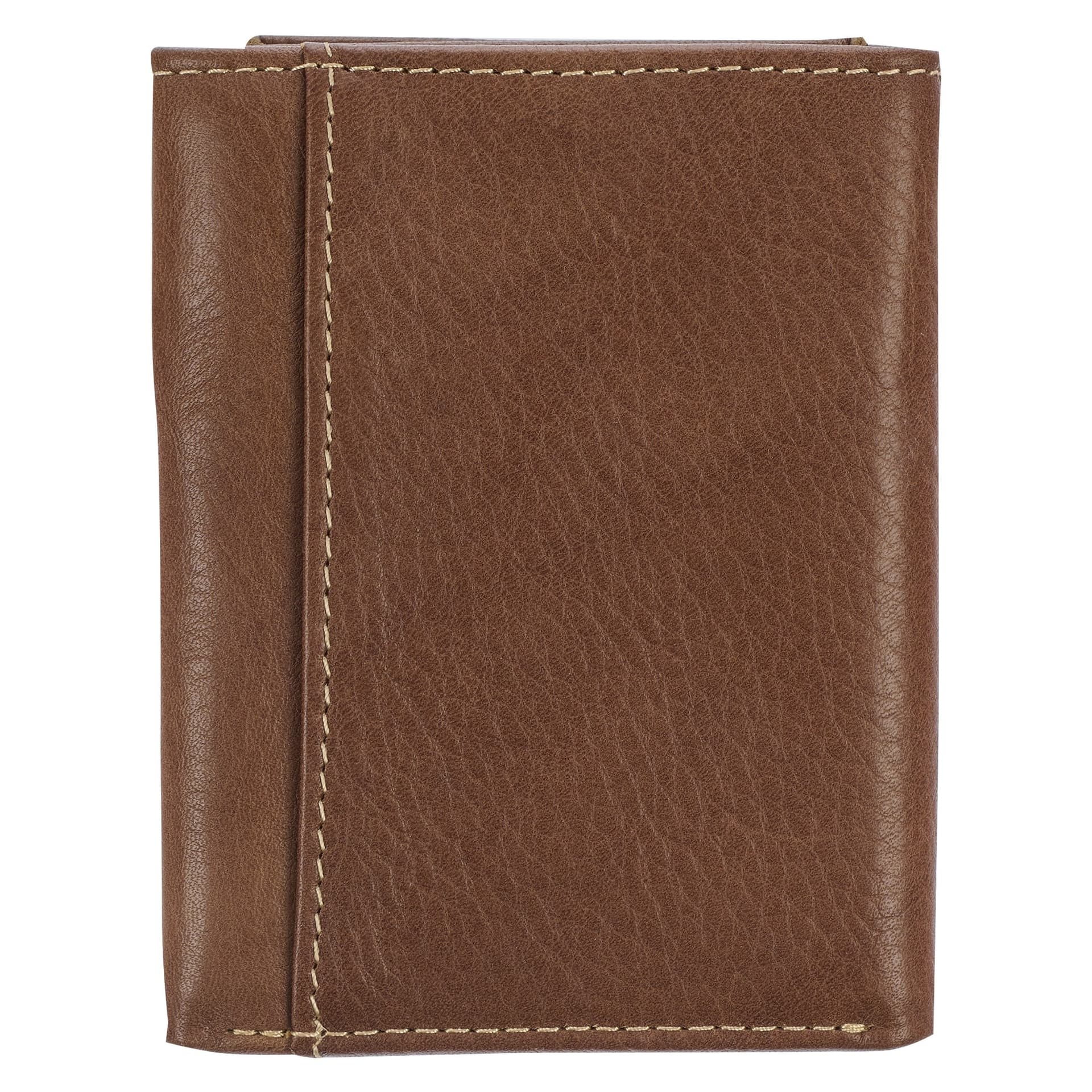 WALLET LEATHER BROWN ICHTHUS BADGE - 2