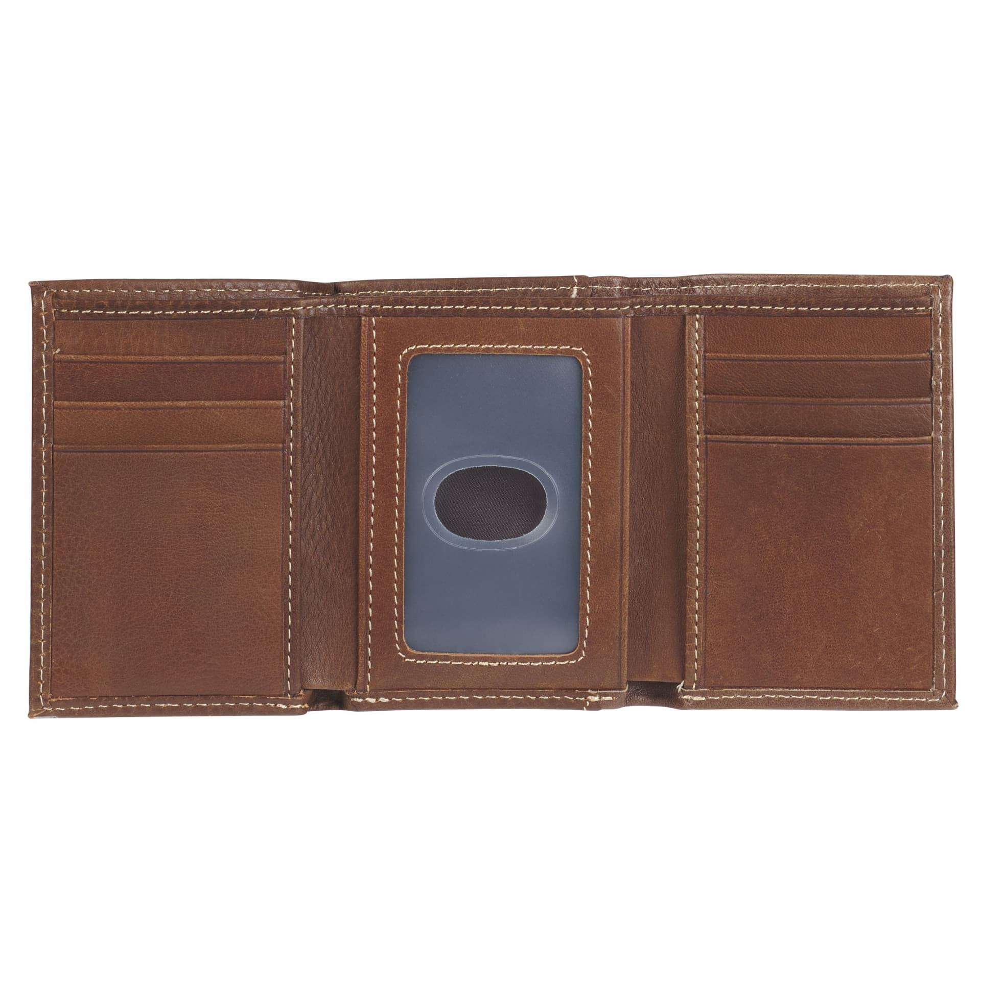 WALLET LEATHER BROWN ICHTHUS BADGE - 3