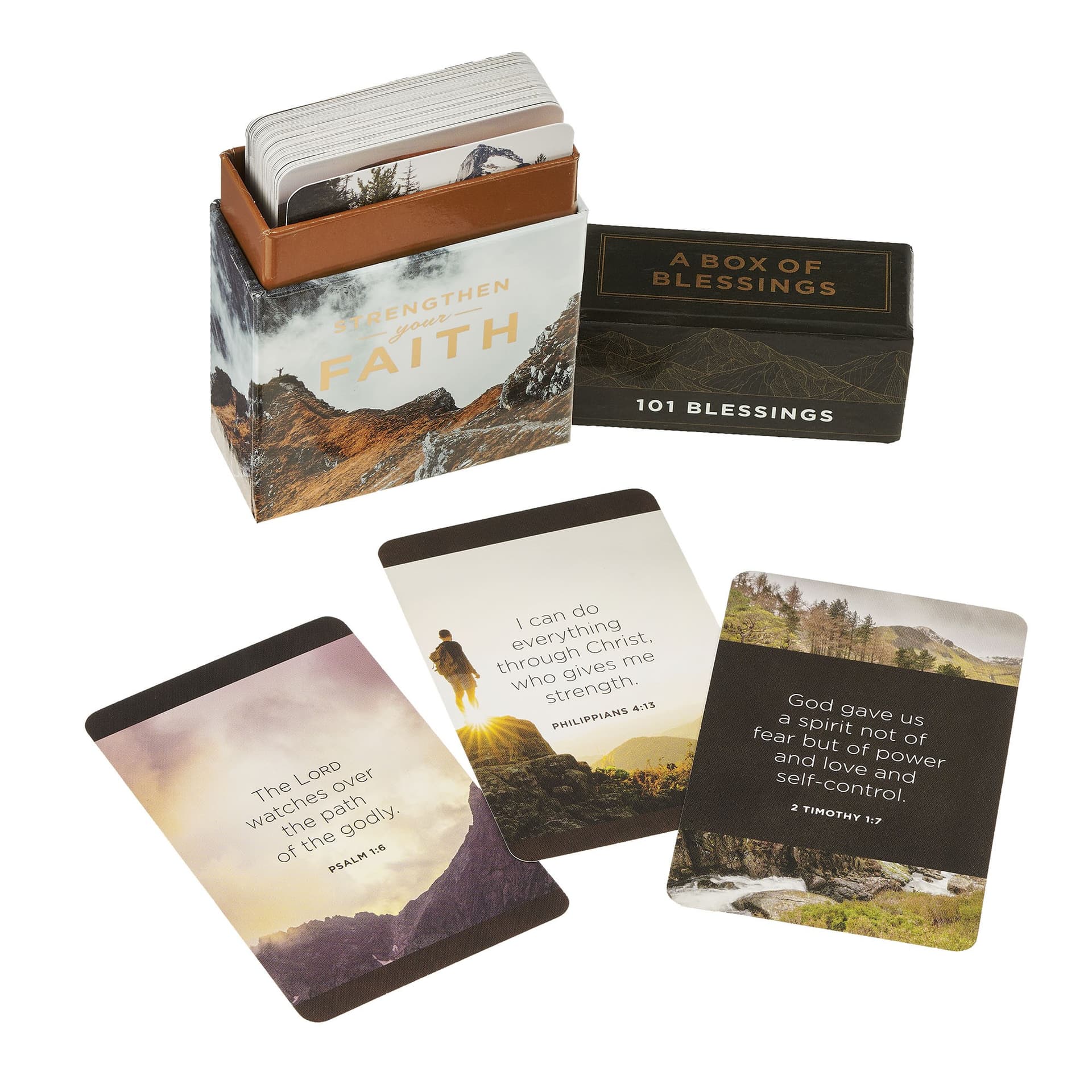 BOX OF BLESSINGS BROWN FAITH MOUNTAINS MATT 17:20 - 4