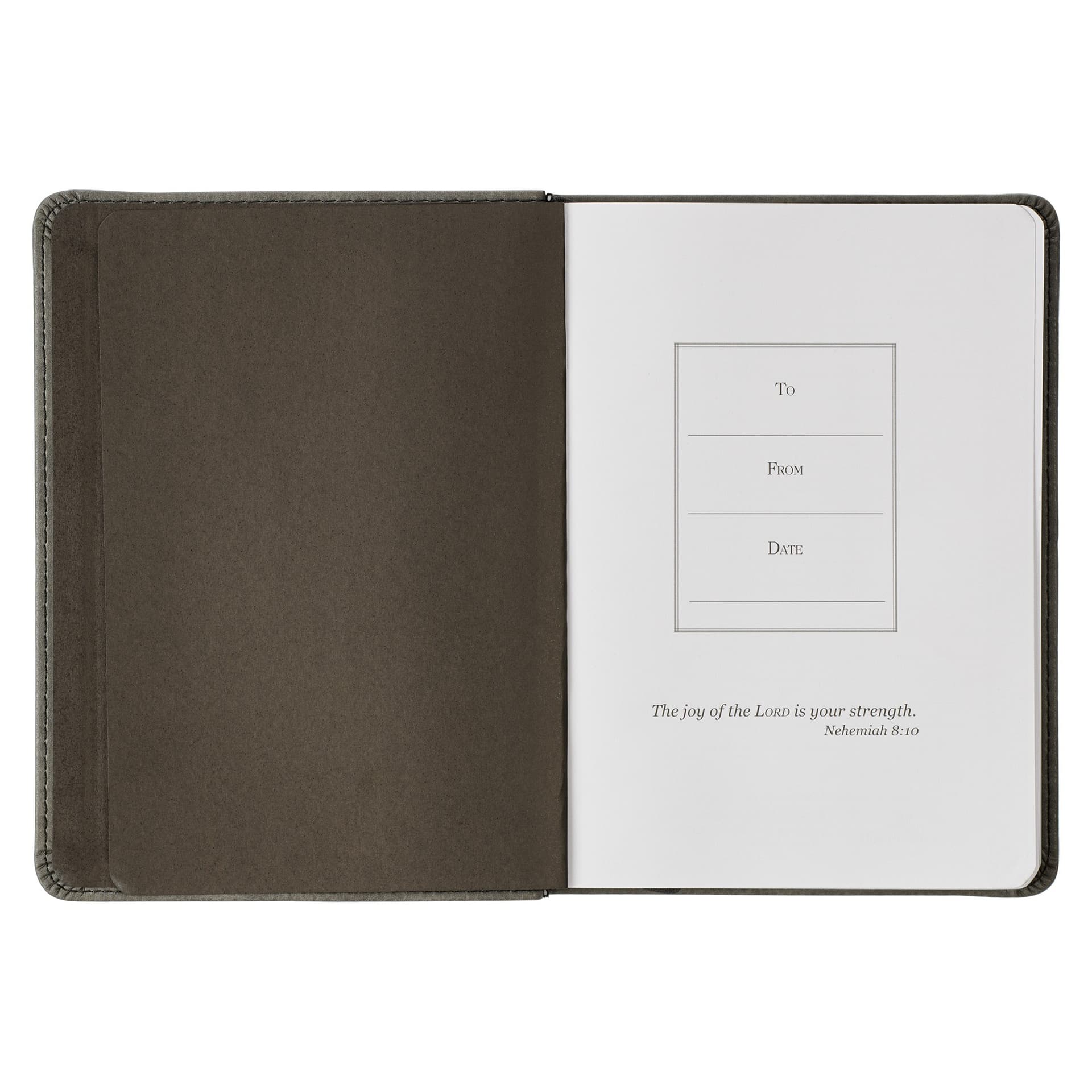 JOURNAL HANDY GRAY/BLACK TRUST IN THE LORD PROV 3:5 - 3