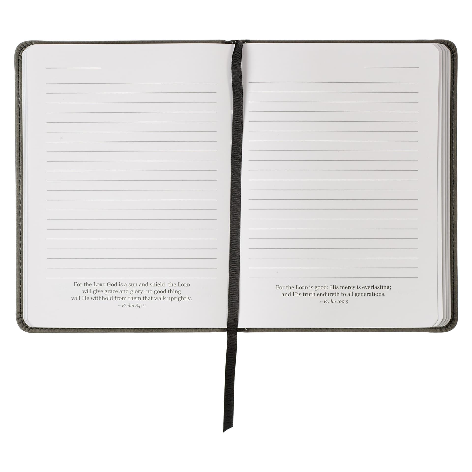JOURNAL HANDY GRAY/BLACK TRUST IN THE LORD PROV 3:5 - 5