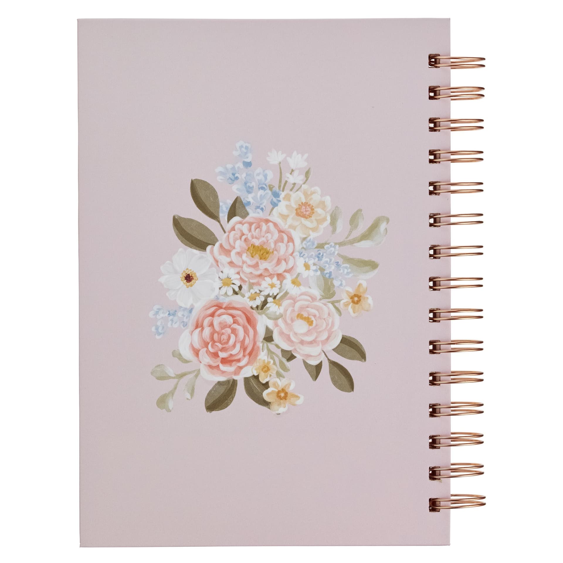 JOURNAL SPIRAL-BOUND PINK FLORAL STRENGTH & DIGNITY PROV 31:25 - 2