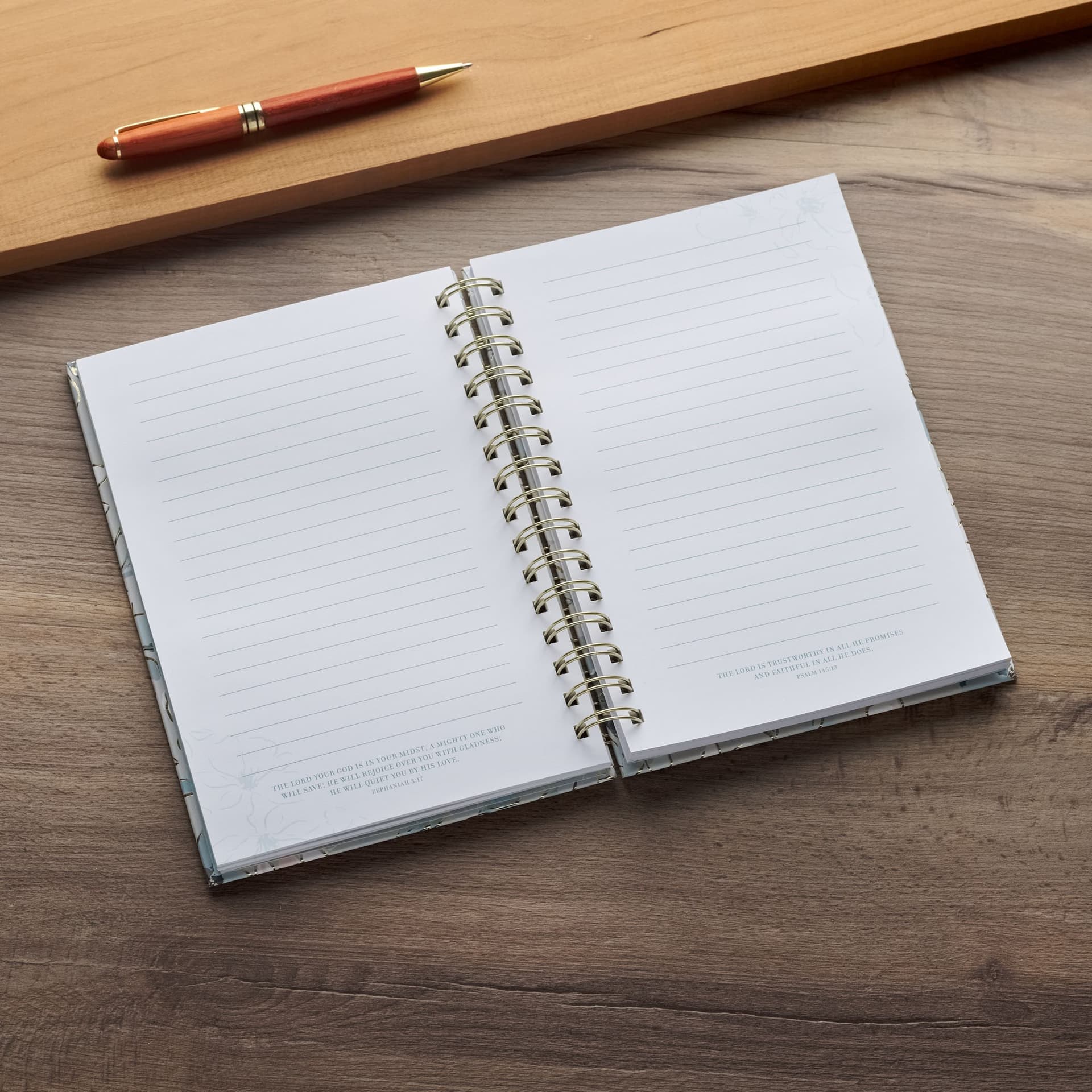JOURNAL SPIRAL-BOUND FLORAL COMMIT TO THE LORD PROV 16:3 - 4