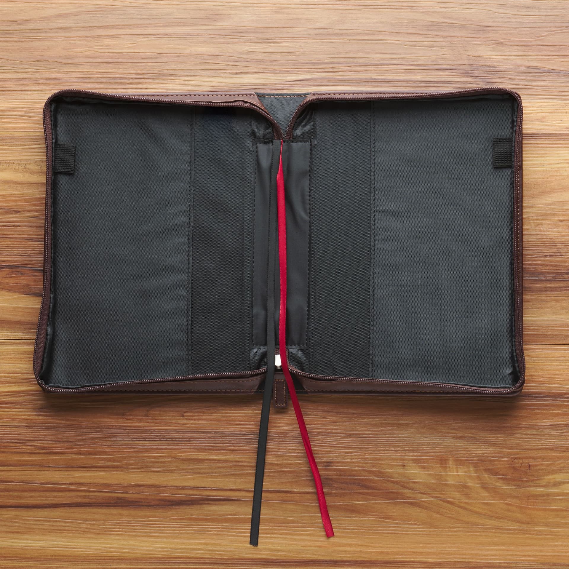 BIBLE COVER CLASSIC BROWN TWO-TONE FAITH MOUNTAINS MATT 17:20 - 4