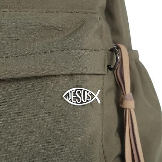 JESUS FISH METAL PIN - 4
