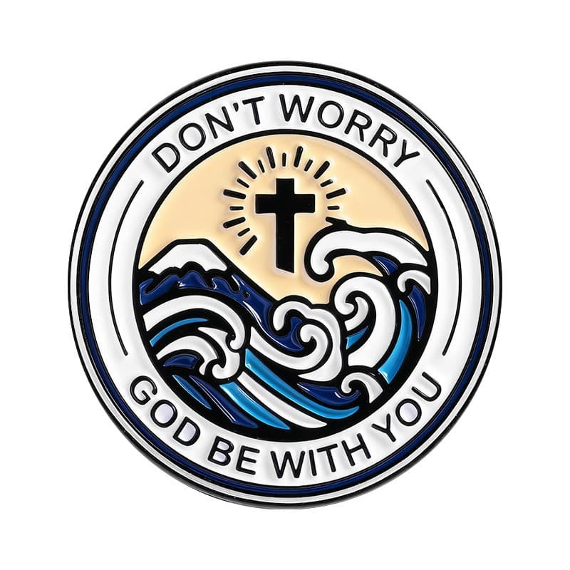 DON'T WORRY METAL PIN - 1