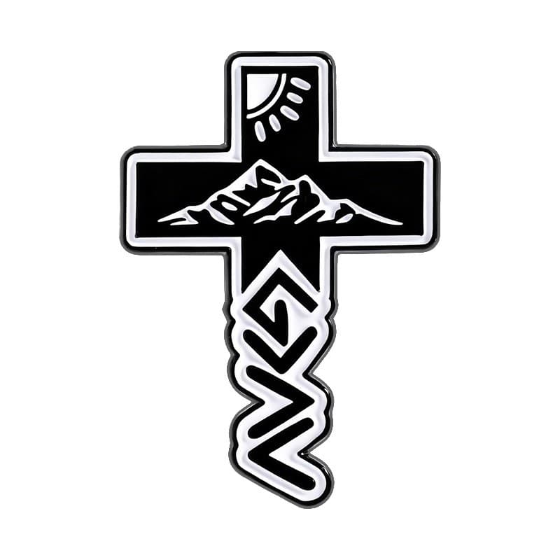 HIGHS & LOWS CROSS METAL PIN - 1