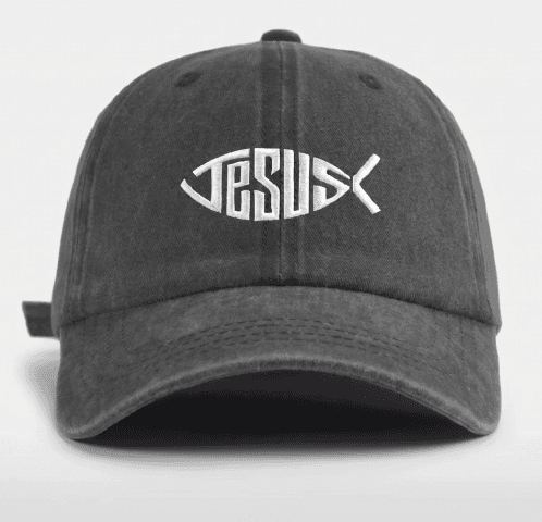 JESUS BLACK HAT - 1