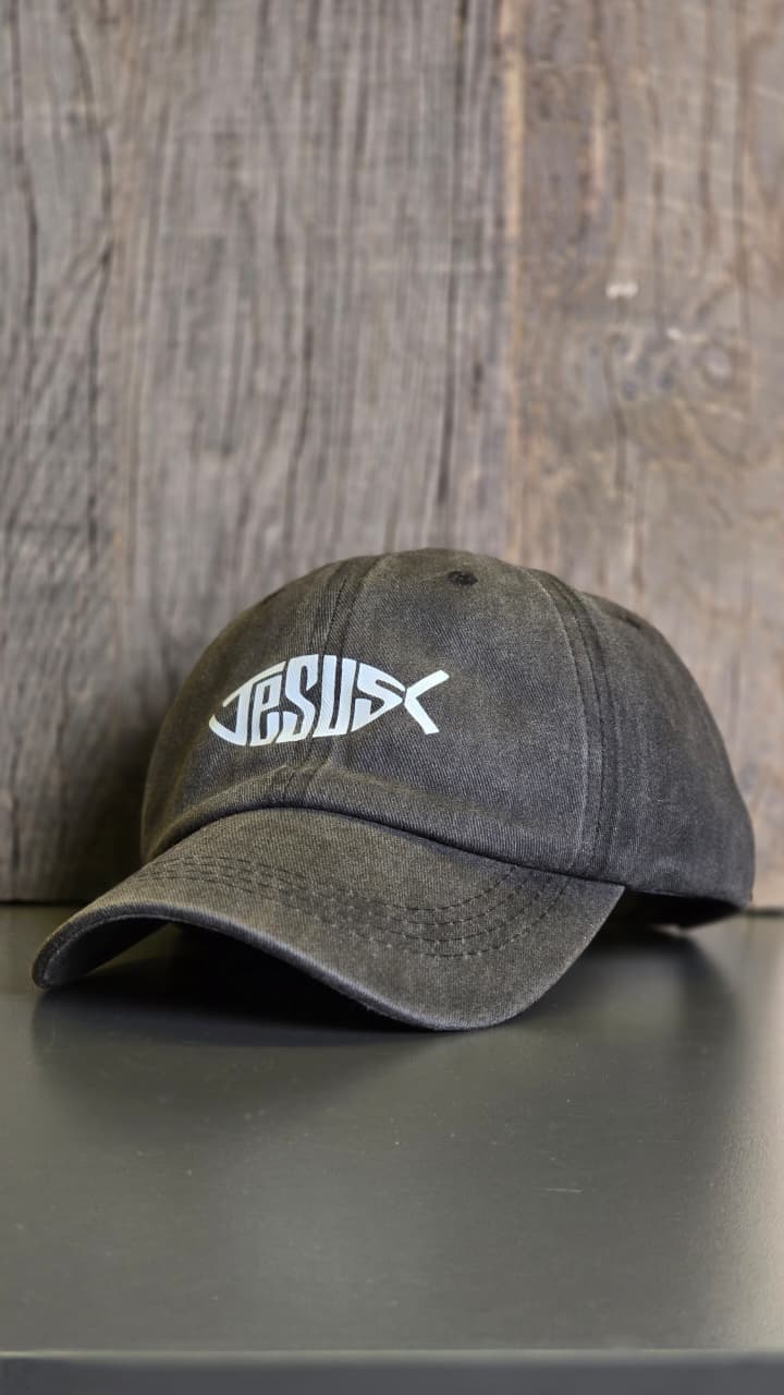 JESUS BLACK HAT - 2