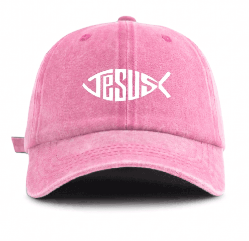 JESUS PINK HAT - 1