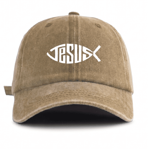 JESUS KHAKI HAT - 1