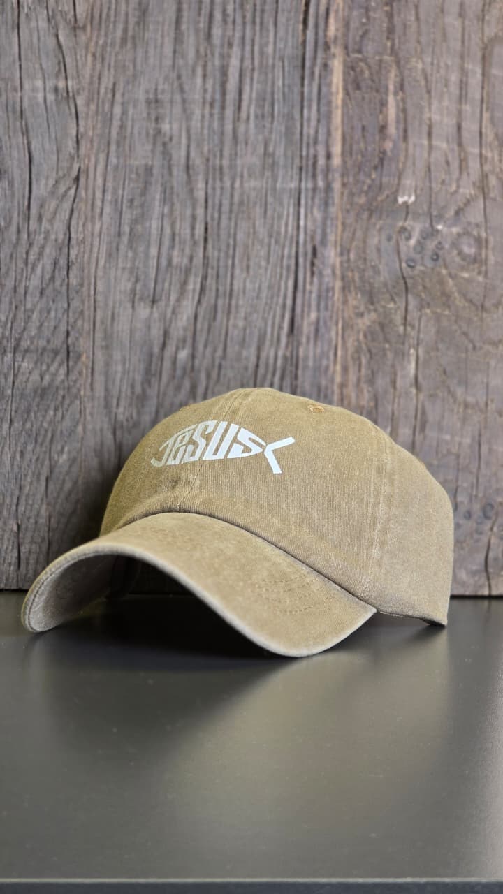 JESUS KHAKI HAT - 3