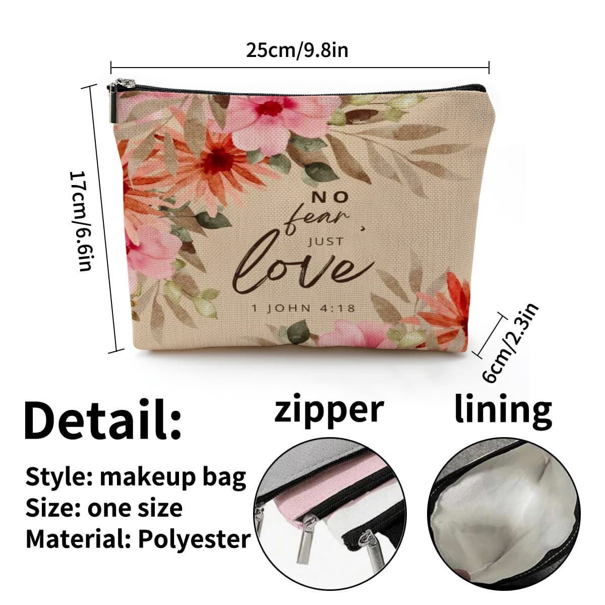 NO FEAR JUST LOVE POUCH - 3