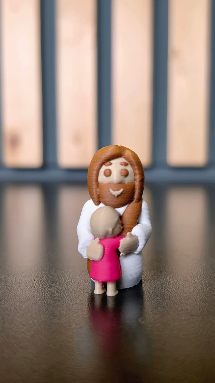 LET THE LITTLE GIRL COME TO ME FIGURINE - 1