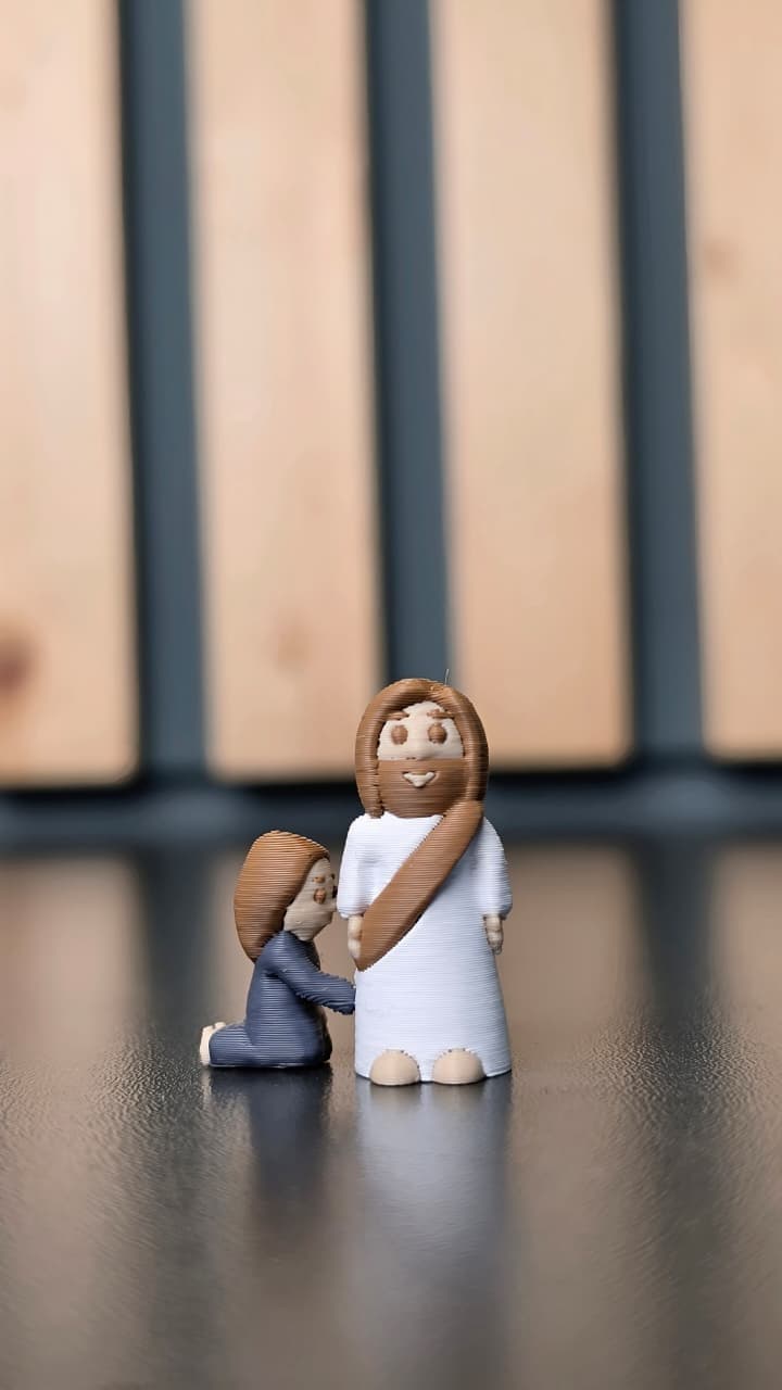 A TOUCH OF FAITH MINI FIGURINE - 1