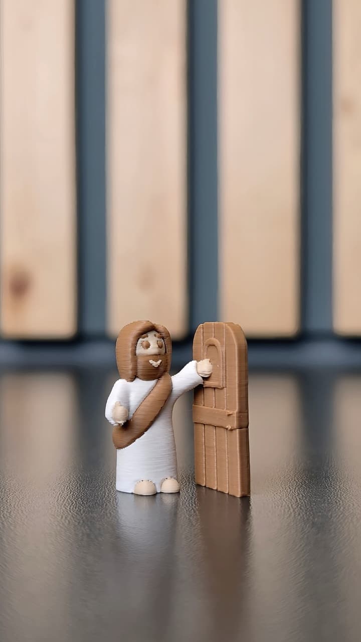 A KNOCK AT YOUR HEART MINI FIGURINE - 1