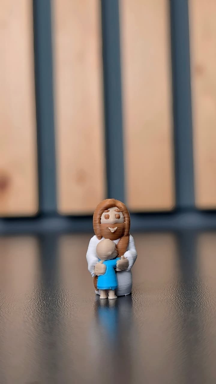 LET THE LITTLE BOY COME TO ME MINI FIGURINE - 1