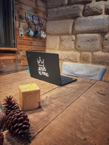 JESUS IS KING STICKER - 2