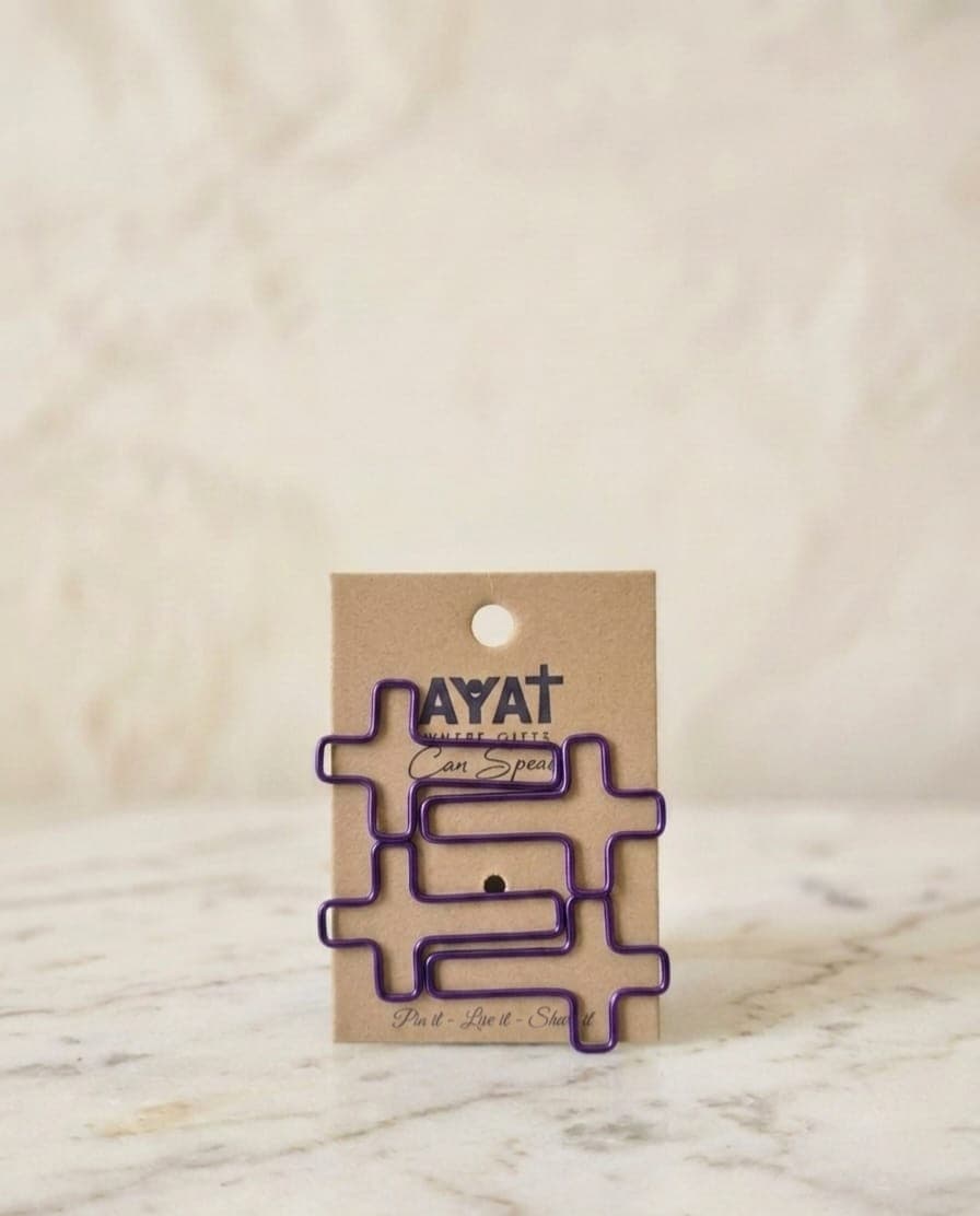 SMALL CROSS PAPER CLIP SET OF 4 - 3
