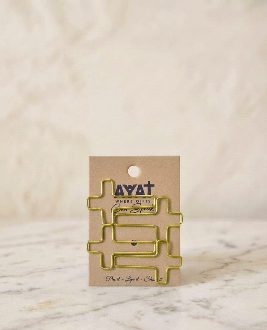 SMALL CROSS PAPER CLIP SET OF 4 - 5