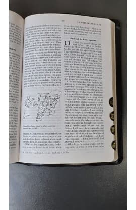 GNT BIBLE Black Leather 123021 thumbnail 5